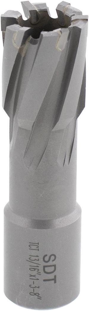 Steel Dragon Tools® DNTX-C0812 13/16" x 1-3/8" Carbide Tip Annular Cutter 3/4" Weldon Shank