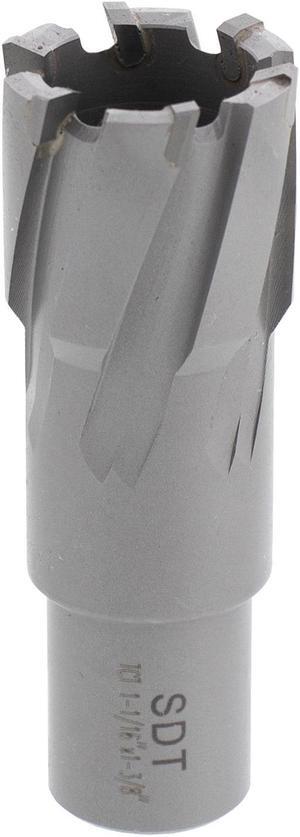 Steel Dragon Tools® DNTX-C1062 1-1/16" x 1-3/8" Carbide Tip Annular Cutter 3/4" Weldon Shank for Magnetic Drill