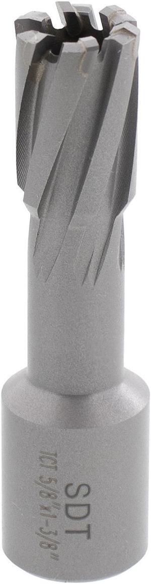 Steel Dragon Tools® DNTX-C0625 5/8" x 1-3/8" Carbide Tip Annular Cutter 3/4" Weldon Shank