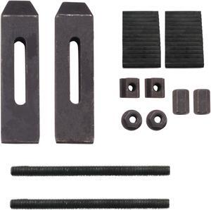 Erie Tools 12 Piece Clamping Kit For Small Milling Machines With .305" (7.75 mm) Table Slots