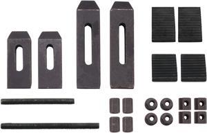Erie Tools 24 Piece Clamping Kit For Small Milling Machines With .305" (7.75 mm) Table Slots