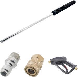 Deluxe 5000 PSI 10 GPM Pressure Washer Gun and 28in. Wand and Couplers