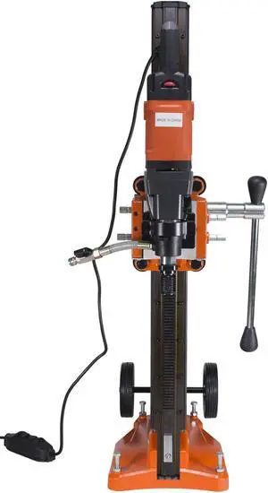 Cayken Handheld 5in. Diamond Core Drill Rig with 580F Adjustable Vacuum Stand