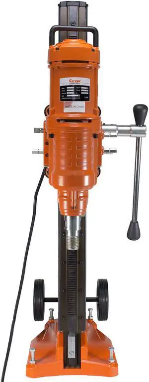 Cayken 10in. Diamond Core Drill Rig with 580F Adjustable Angle Vacuum Plate Stand
