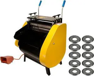 Steel Dragon Tools® WRA40R Automatic Wire Stripper with Foot Pedal and 10 Extra Cutting Wheels