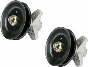 Two (2) Pack Erie Tools Lawn Mower Deck Spindle Assembly & Pulley for Cub Cadet® 618-04125 618-04126 I1050 LT SLT & RZT Zero Turn Mower