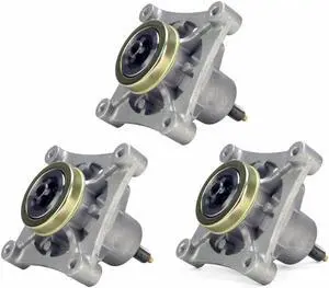 Three (3) Pack Erie Tools Mower Spindle Assembly for AYP® 174356 174358  532 17 43-56 Fits AYP® 48in. Decks 2002 & Newer