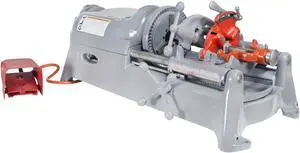 RIDGID® 535 V1 Old Style Pipe Threading Machine with 341 Reamer 811 Die Head and Alloy Dies
