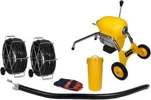 Steel Dragon Tools® K1500B Drain Cleaner Cleaning Machine 120' C11 Snake Cable