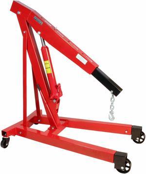 Dragway Tools 3 Ton 6000 lb Heavy Duty Engine Hoist Cherry Picker Shop Crane