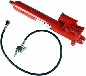 Dragway Tools 8 Ton Hydraulic and Air Long Ram for Engine Hoist Cherry Picker Shop Crane Jack