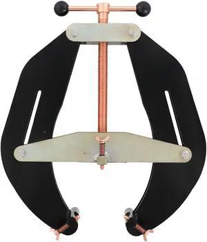 Steel Dragon Tools® WPC-12 Large Pipe Clamp fits 5 in. to 12 in. Pipe for Pipe Fitting, Fit up, and Welding