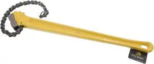 Steel Dragon Tools® 24" Chain Pipe Wrench 31325 with 20" Chain 5" Max Capacity