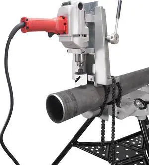 Steel Dragon Tools® HCB 200 Pipe Hole Cutter with Milwaukee® 1660 Drill