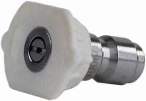 Erie Tools 3.5 Stainless Steel Orifice 40 Degree 1/4in. Quick Connect 4000 PSI High Pressure Washer Spray Nozzle Tip