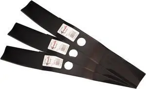 Rotary® 6265 (3) Mower Blades for Kubota® 70000-00605 Windsor® 50-4490 18-11/16 Length 2-1/2 Width .240 Thickness 1-1/8 Center Hole Fits 54in. Deck