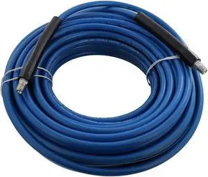 Raptor Blast 1/4 in. x 100 ft. 3000PSI Blue Non-Marking Carpet Cleaning Solution Hose