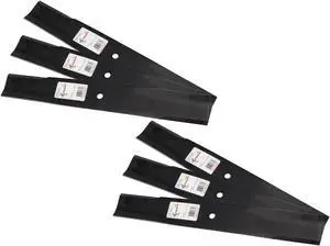 Rotary® 3361 Mower Blades for Toro® Lesco® Windsor® 18 Length 2-1/2 Width .187 Thickness 1/2 Center Hole Fits 36in. 52in. Deck