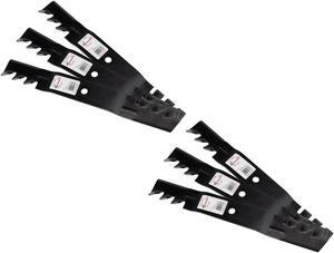 6 Rotary® 12362 Mower Blades for Toro® 110-6837-03, 112-9759-03, 112-9759 Length 17-1/2 Width 2-1/4 Thickness .187" Center Hole 5/8 Fits 50in. Deck