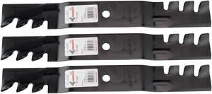 3 Rotary® 12362 Mower Blades for Toro® 110-6837-03, 112-9759-03, 112-9759 Length 17-1/2 Width 2-1/4 Thickness .187" Center Hole 5/8 Fits 50in. Deck