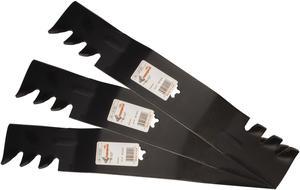 3 Toothed Mower Blades for AYP Craftsman 187254 187255 187256 Husqvarna 532187255 532187256 54" Deck