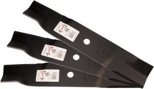 3 Rotary® 10361 Mower Blades for Craftsman® 942-04417 Cub Cadet® 01005336 01005336P 02005017 MTD® 742-04278A Mowmore® CC0361 Length 17 Width 3 Thickness .204 Center Hole 3/4 Fits 48in. Deck
