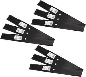 Rotary® 3361 Mower Blades for Toro® Lesco® Windsor® 18 Length 2-1/2 Width .187 Thickness 1/2 Center Hole Fits 36in. 52in. Deck