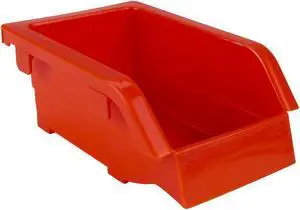 Erie Tools Red Replacement Parts Bin For ETD-PB-090 Measures 5-1/2" D x 3-3/8" W x 2" H