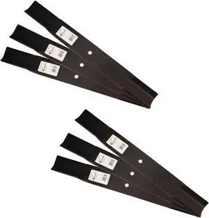 Rotary® 6251 Mower Blades for Toro® 44-6250 Windsor® 50-4850 21-1/2 Length 2-1/2 Width .1870 Thickness 1/2 Center Hole Fits 62in. Deck
