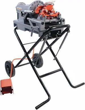 RIDGID® 300 Compact Pipe Threading Machine with 250 Stand and 811A Die Head