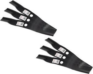 6 Rotary® 14541 Mower Blades for Kubota® K5645-34330 K5645-34340 K5645-34342 70000-00602 70000-25001 76539-34330 Length 20-1/2 in. Width 2-1/2 in. Thickness .250 in. Center Hole 1-1/8 in. its 60" Deck