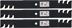 Rotary® 15007 3 Mower Blades for Bobcat® Lesco® Scag® Snapper® 21 Length 2-1/2 Width .250 Thickness 5/8 Center Hole Fits 60in. and 61 Deck