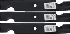 3 Rotary® 2172 Mower Blades for Bad Boy® Bobcat® Exmark® Ferris® Snapper® 16-1/4 Length 2-1/2 Width .240 Thickness 5/8 Center Hole Fits 32 and 44" Deck