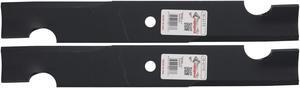 2 Rotary® 2173 Mower Blades for Bad Boy® 038-5202-00 Bobcat® 32022A Exmark® 1633482 Snapper® 1988564 Toro® 103-2528 Length 18 Width 2-1/2 Thickness .240 Center Hole 5/8 Fits 36 52" and 54" Decks