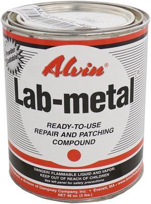 Alvin 48 oz Lab Metal Durable Economical Dent Filler & Patching Compound Epoxy