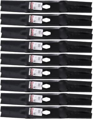 9 Rotary® 17225 Hi Lift Mower Blades for MTD® 742P05086 742-05086 Length 18-5/8 in. Width 2-1/4 in. Thickness .158 in. Center Hole Diamond 54 in. Deck
