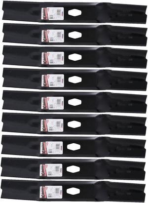 9 Rotary® 17224 Hi Lift Mower Blades for MTD® 742P05094 742-05094 Length 17-1/4 in. Width 2-1/4 in. Thickness .158 in. Center Hole Diamond 50 in. Deck