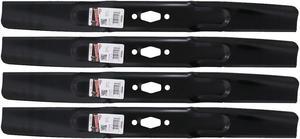 4 Rotary® 17223 Hi Lift Mower Blades for MTD® 742P05510 742-05510 Length 23-1/4 in. Width 2-1/4 in. Thickness .158 in. Center Hole Diamond 46 in. Deck