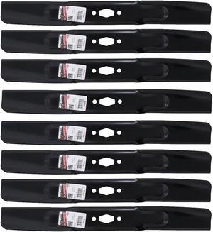 8 Rotary® 17222 Hi Lift Mower Blades for MTD® 742P05177 742-05177 Length 21-3/16 in. Width 2-1/4 in. Thickness .158 in. Center Hole Diamond 42 in. Deck