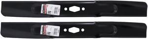 2 Rotary® 17222 Hi Lift Mower Blades for MTD® 742P05177 742-05177 Length 21-3/16 in. Width 2-1/4 in. Thickness .158 in. Center Hole Diamond 42 in. Deck
