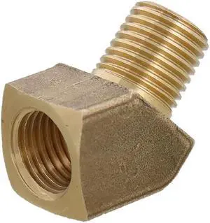 Erie Tools 45 Degree Brass Elbow Fitting for Nozzle on Duct Cleaners