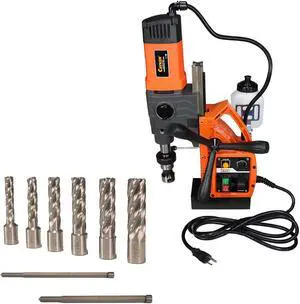 Cayken KCY-48-2WDO 1.8in. Magnetic Drill Press with 7PC 2in. Small Annular Cutters