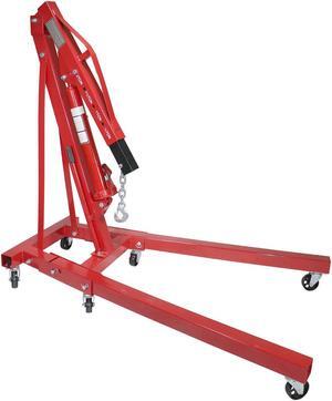 Dragway Tools 2 Ton Folding Hydraulic Engine Hoist Cherry Picker Shop Crane Hoist Lift