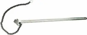 Steel Dragon Tools® 24" Steel Chain Pipe Wrench 40224 with 23" Chain 6" Capacity