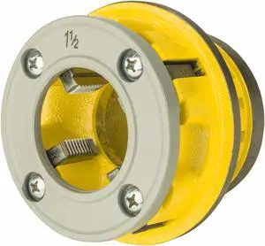 Steel Dragon Tools® 37410 Die Head and Dies 1 1/2 inch NPT Alloy RH 12R compatible with RIDGID® 12R Ratchet Threader