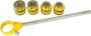 Steel Dragon Tools® 36480 12-R 1/2in. -1 1/4in. set compatible with Ridgid® 12R 700 41935 ratchet threader dies