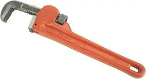 Steel Dragon Tools® 10" Cast Iron Straight Pipe Wrench 31010 Model 10, 1-1/2"" Capacity