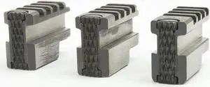 Steel Dragon Tools® 1215 Chuck Jaws & Inserts for Pipe Threading Machine