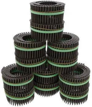 MURO® Brown Epoxy Shield Guard #8 x 2-1/2" Square Flathead Exterior Wood Deck Screws for Speed Driver
