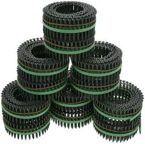 MURO® Green Epoxy Shield Guard Coated #8 x 2" Square Flathead Exterior Deck Screws for Speed Driver